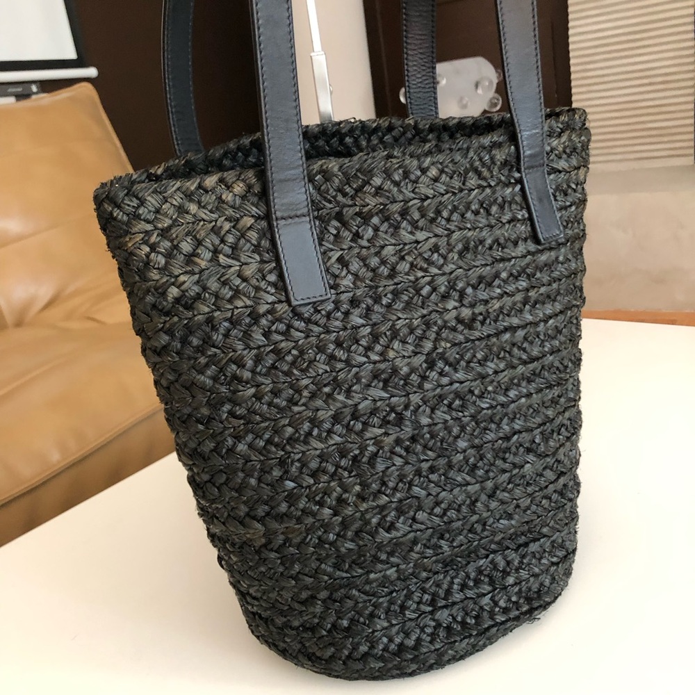 Saint Laurent Panier Raffia Bucket Tote 2021 - Picture 3 of 7